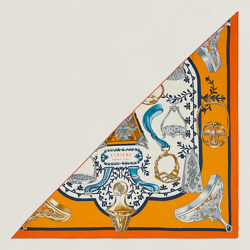 エルメス HERMÉS ストール トライアングルETRIERS REMIX Etriers Remix